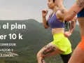Dos corredoras con tatuajes entrenan para un plan de 10 km. Rob Watson, corredor y entrenador, ofrece su guía.