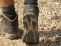 Botas de montaña con suela Vibram, perfectas como calzado para hacer el Camino de Santiago.