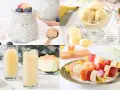 Postres saludables recetas: pudín de chía, helado de plátano, granizado de melón y brochetas de frutas.