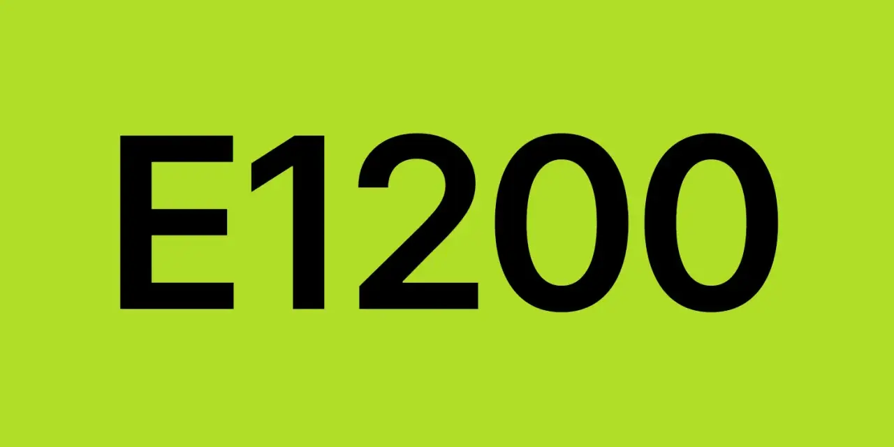 E1200, un aditivo alimentario que puede ser perjudicial.