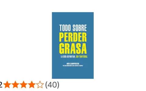 Libro "Todo sobre perder grasa", la guía definitiva para ayudarte a perder grasa de forma efectiva.