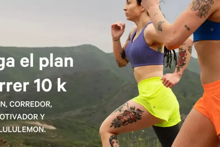 Dos corredoras con tatuajes entrenan para un plan de 10 km. Rob Watson, corredor y entrenador, ofrece su guía.